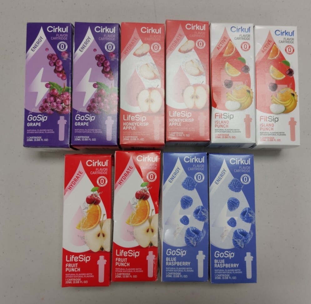 10x Cirkul Flavor Cartridges Random Flavors NEW 10 PACK eBay
