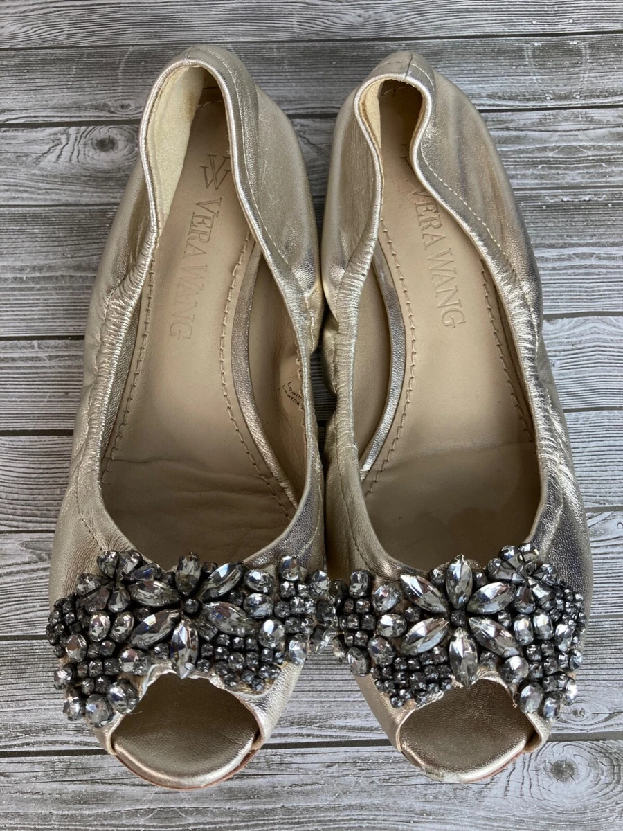 Bridal flats vera best sale wang