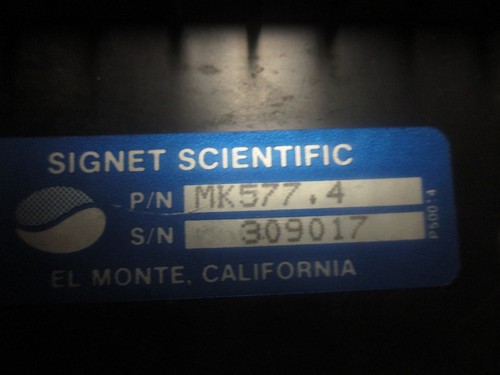 Signet Model: MK577.4 Flow Meter. Good Used Stock - Picture 3 of 3