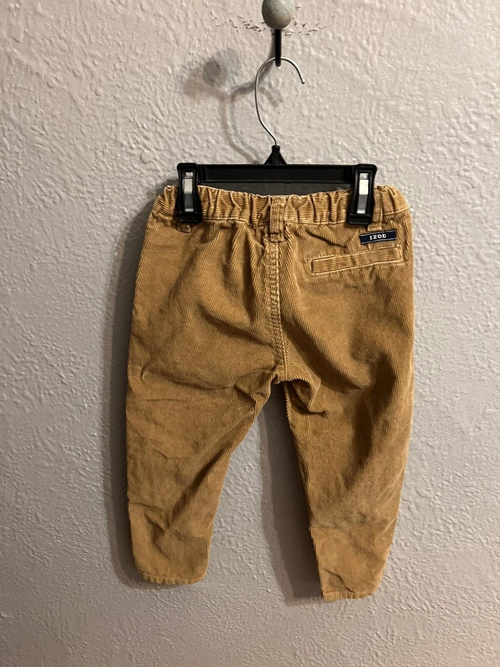 Вельветовые желтовато-коричневые брюки Izod для мальчиков размер детский 4T - Изображение 4 из 4