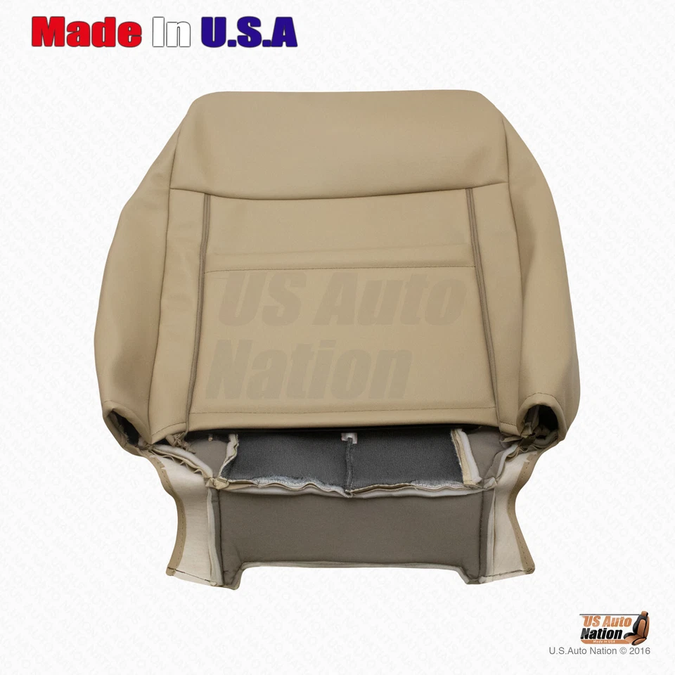 2015 - 2017 Ford Expedition Driver & Passenger Tops Perforated Leather Cover Tan - Image 4 of 4