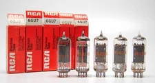 5 - RCA 6GU7 Vacuum Tubes  -- KT5