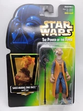 Star Wars Saelt-Marae Yak Face 3.75 Power of the Force II Green Card Hologram