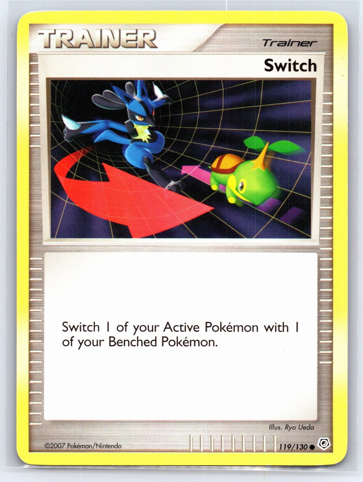 2007 Pokemon TCG - Diamond & Pearl - Switch Trainer Card Regular 119/130