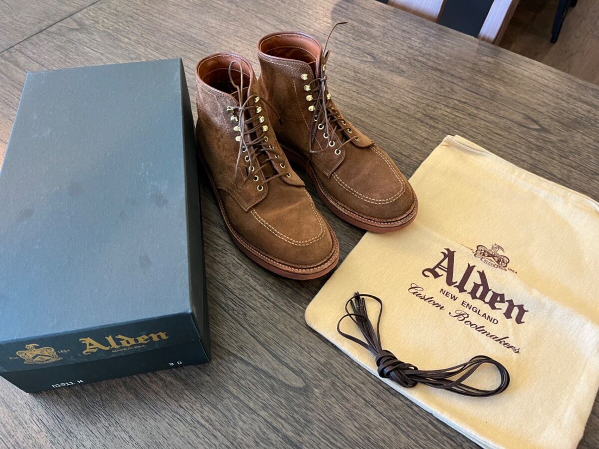 ALDEN SNUFF SUEDE INDY BOOT, BRICK-RED WEDGE SOLE 9 D | eBay ALDEN SNUFF SUEDE INDY BOOT, BRICK-RED WEDGE SOLE 9 D | eBay