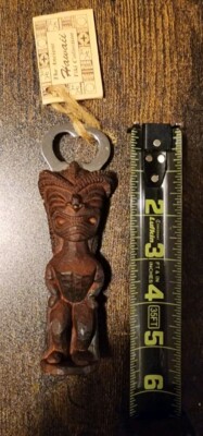 Vintage Coco Joe's Ku Tiki Bar Bottle Opener Made in Hawaii Resin