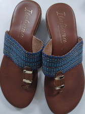 Italiana Italian Shoemakers Slip on Women's Thong Sandals Size 7 1/2 M