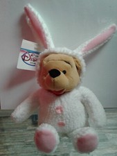 Disney Store Tokyo Easter Bunny Winnie The Pooh 8" Bean Bag Plush