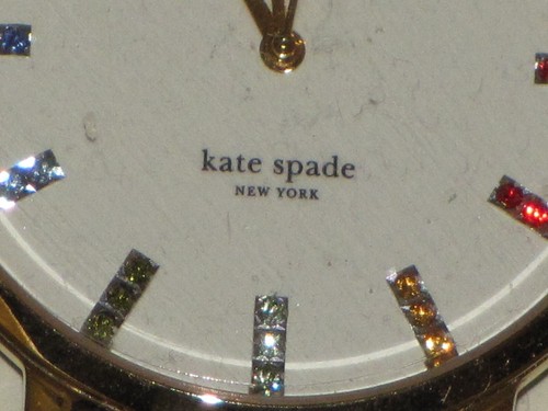 Kate Spade New York Watch Gold Plated Womens Genuine Leather Metro Grand U 0297A - Picture 4 of 24