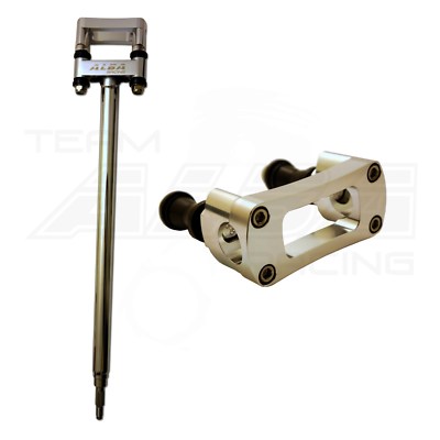 YFZ 450 06 & UP +4/16 Steering Stem Chromoly Anti Vibe 7/8'' Billet Clamp   S