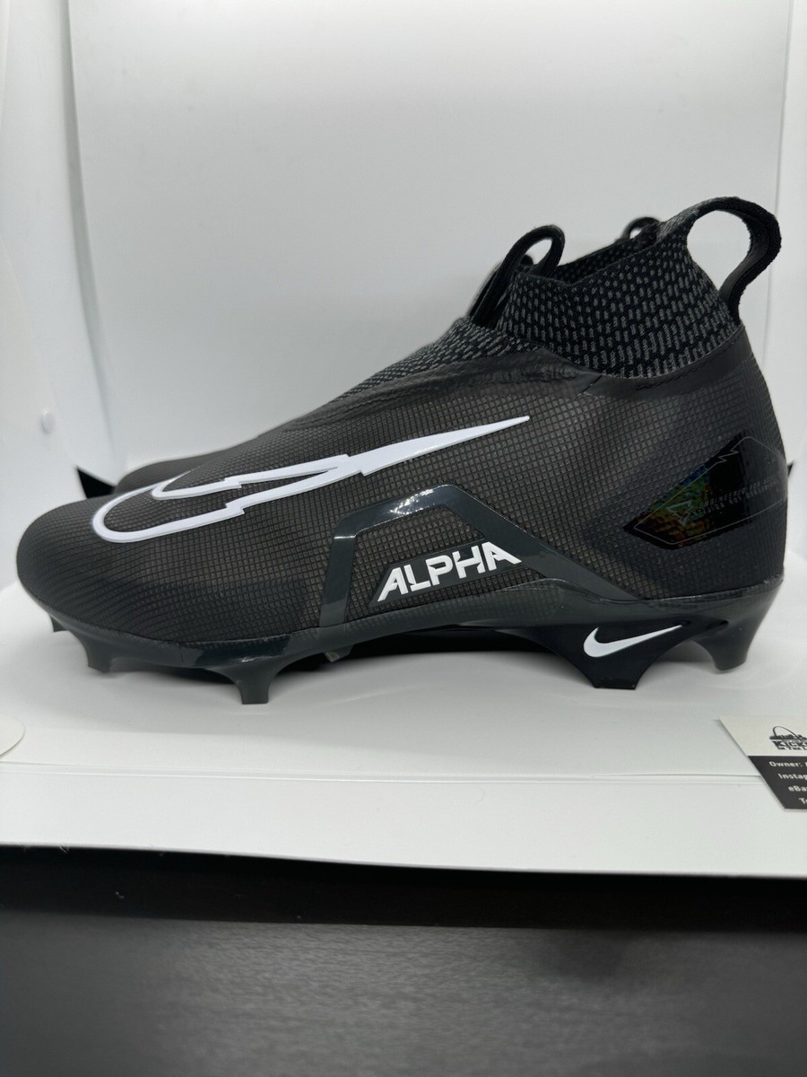 Nike Alpha Menace Elite 3 Football Cleats Mens 9 Black Gray Flyknit CT6648-010 s-l400.jpg main image 3