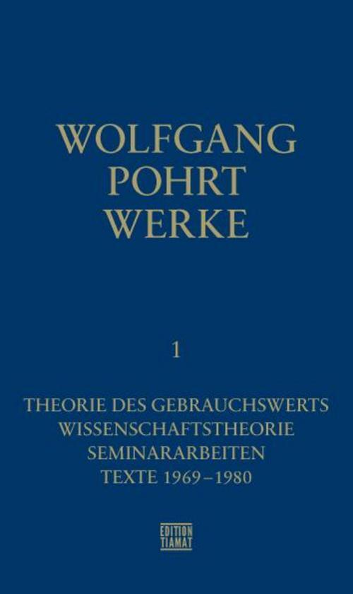 Thumbnail - Werke Band 1, Wolfgang Pohrt