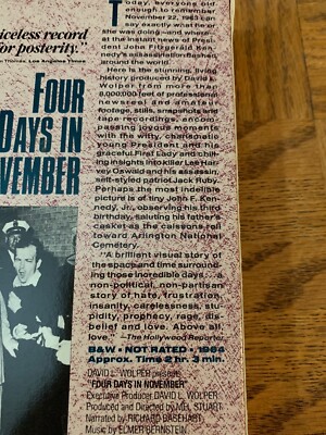 その他 Four Days in November [VHS] その他 Four Days in November [VHS] Four Days In November VHS