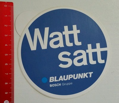 Sticker/Decal: Blaupunkt Bosch Group-Watt Sat (25071624)