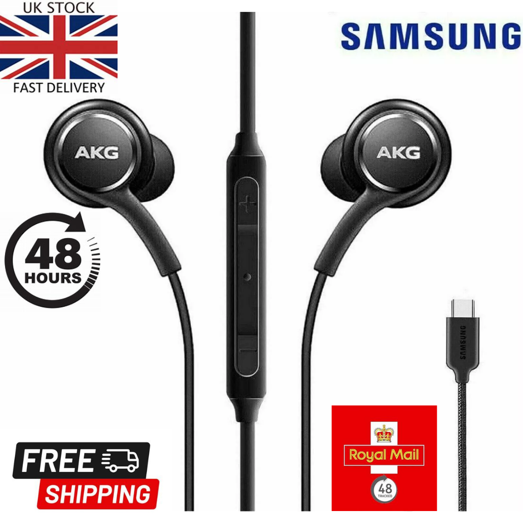 USB C Type-C Earphones Headphones Earbuds For Samsung S22 S21