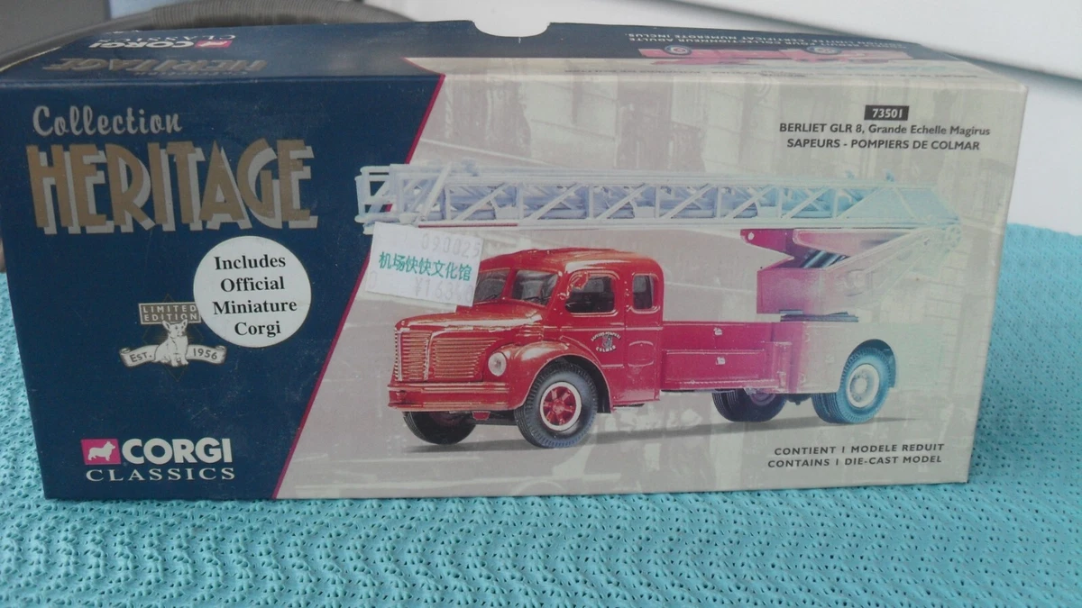 Camion Miniature Berliet GLR Shell, Corgi Heritage, échelle 1/50, Occasion