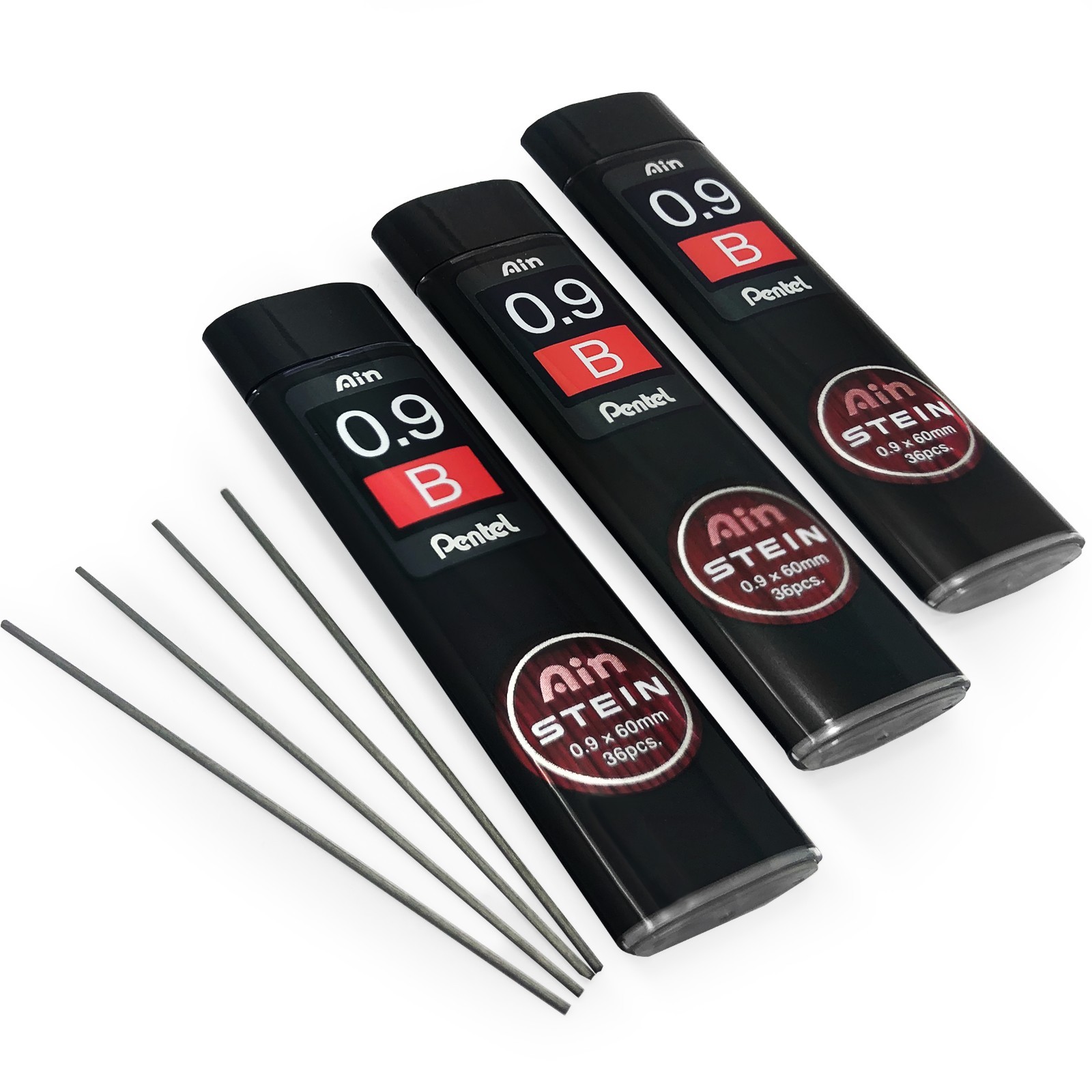 Mine Per Matita Pentel Ain Stein 0.3mm - Confezione Da 15, HB, Ricarica - Foto 4