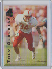 1994 Classic Four Sport Gold Rookie #55 Trev Alberts Nebraska Cornhuskers Colts