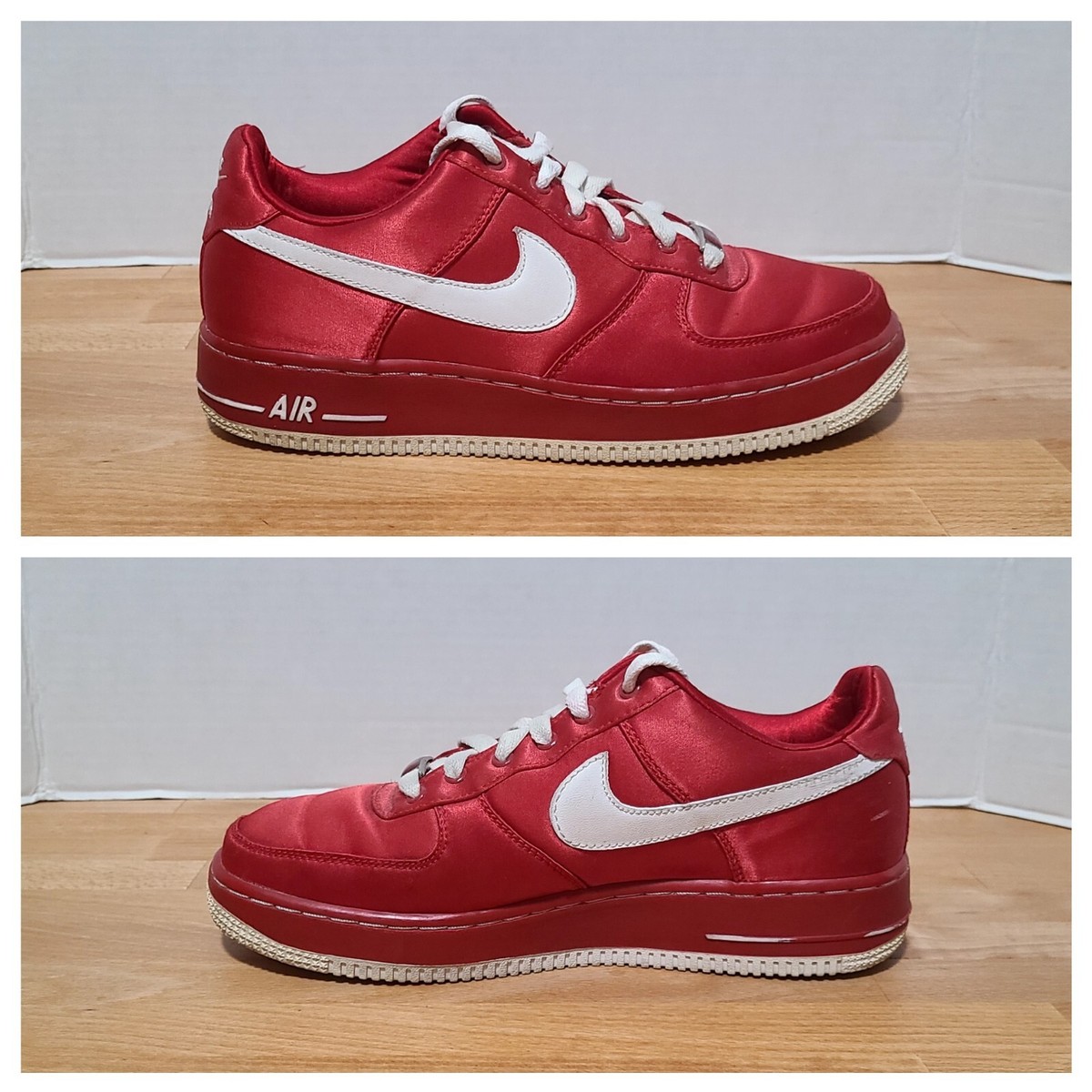 06 Nike Air Force AF-1 '82 XXV Low Valentine Red Satin Sneaker