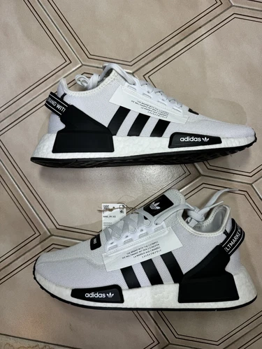 Adidas Originals NMD R1 V2 Black White Gx6368 Men Size 10
