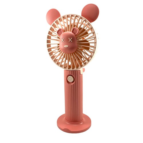 Mini Ventilatore Portatile Ricaricabile USB Rosa GLOOMY BEAR 2 velocità HQ-46A - Imagen 2 de 2