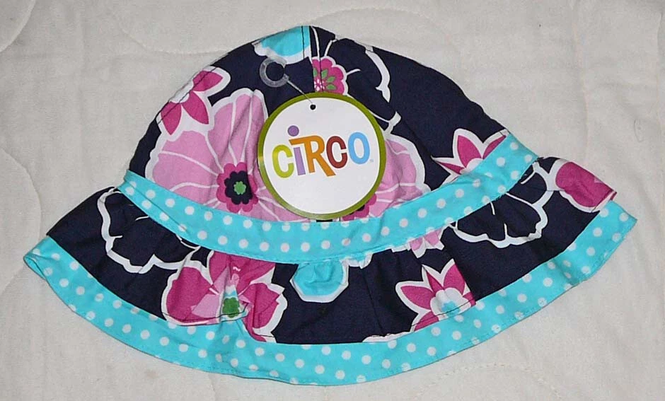 2 Sombrero Circo Sol Niños Azul Floral Flor Niñas Infante Bebé Niño 18 m Foto 2 de 2