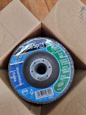 Aluminium Oxide Flap Sanding Finishing Disc 115mm x 22mm 4 1/2" 40 Grit Flapper