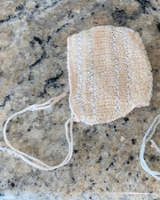 Antique doll knitted Hat Bonnet CHOICE Color
