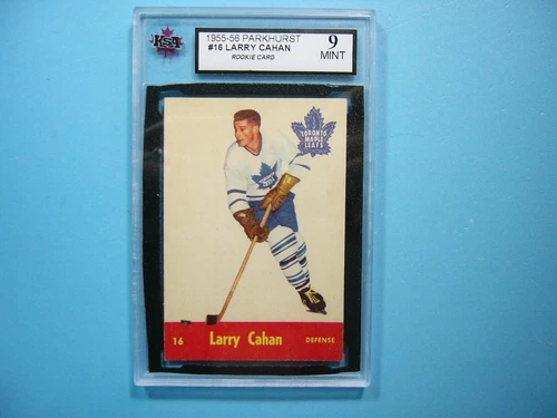 1955/56 PARKHURST NHL HOCKEY CARD #13 BRIAN CULLEN ROOKIE RC KSA 8 NMMINT PARKIE