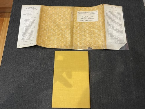 Lorca By Roy Campbell European Literature 1952 Hardback Book - Bild 13 von 13