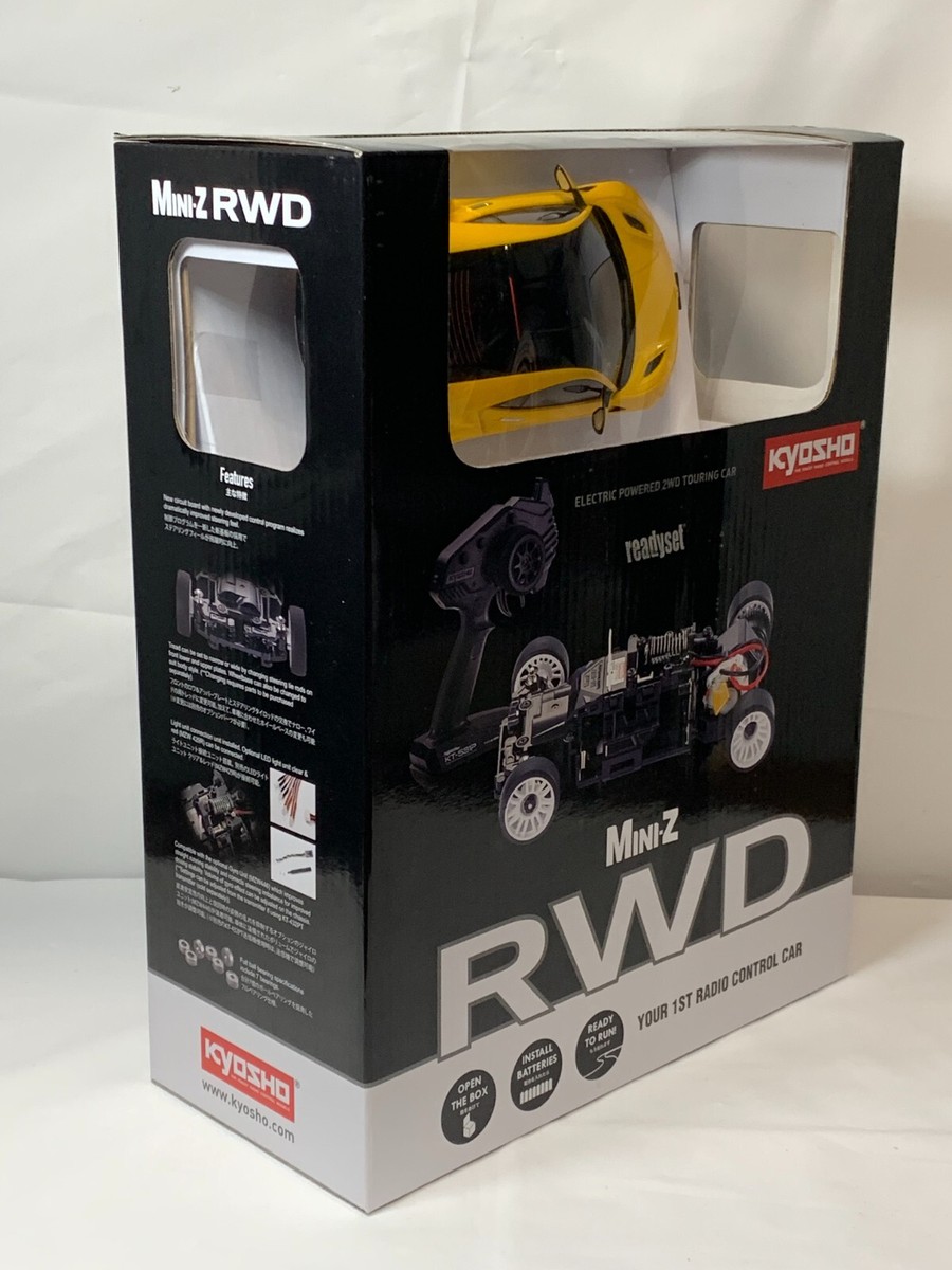 Kyosho Mini-Z RWD MR-03 Chassis Honda NSX Yellow Pearl Body Kyosho Mini-Z RWD MR-03 Chassis Honda NSX Yellow Pearl Body