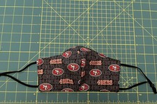 SF 49ers Handmade Cotton Face Mask Washable, Reusable X-Large Adjustable