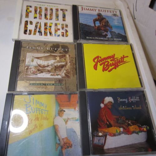 Jimmy Buffett CD Lot Of 6 CDs, MINT FREE SHIPPING SEE PICTURES - Picture 1 of 2
