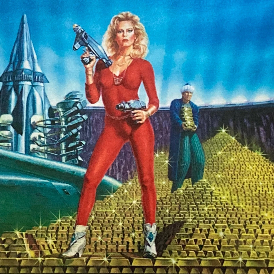 L Ronald Hubbard Mission Earth #5 Fortune Of Fear 1986 impresión por Gerry Grace raro Foto 4 de 4