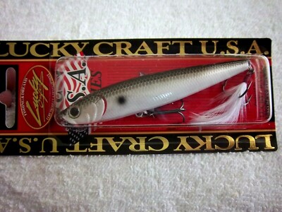 Lucky Craft Gunfish 95 f - 3 3/4'' Top Water 3/8 Oz Floating IN TENNESSEE SHAD