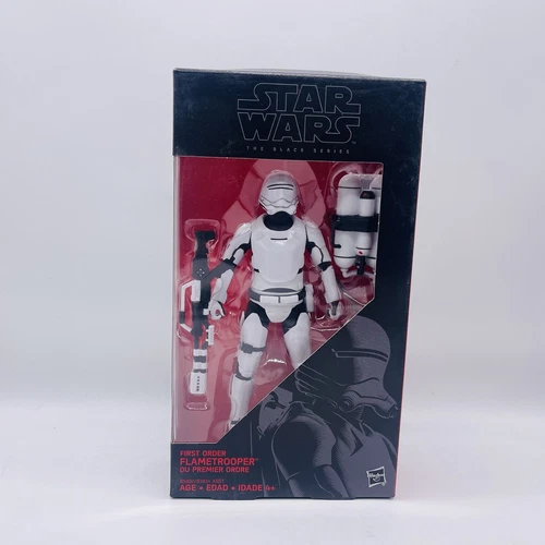 First Order Flametrooper Star Wars Black Series 6” New #16 The Force Awakens TFA