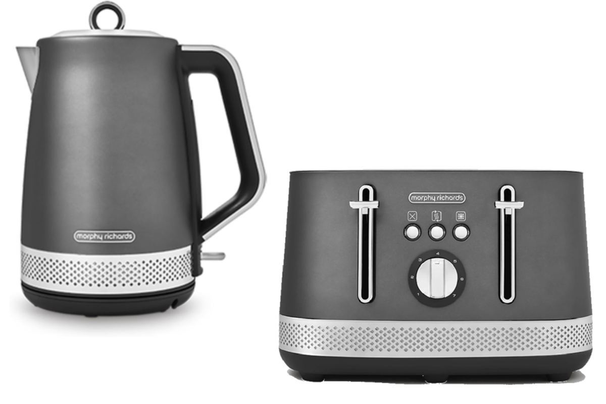 Morphy Richards Illumination Titanium Kettle Slice