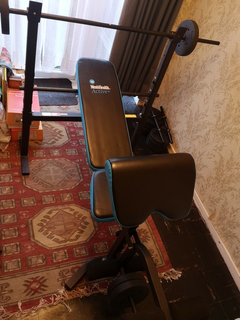 Everlast Folding Bench With 50kg Weights 6076100 Uk Seller For