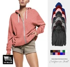Womens Ultimate Heavyweight Zip Up Hoodie Jacket Loose Fit Oversized XS-5XL
