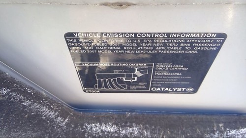 Heat A/C Climate Temperature Controls 2007-2009 07-09 Nissan SENTRA 27500ET000 - Picture 9 of 12