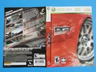 XBOX 360 PGR 4 PROJECT GOTHAM RACING ORIGINAL COVER ART *NO GAME DISC OR CASE*