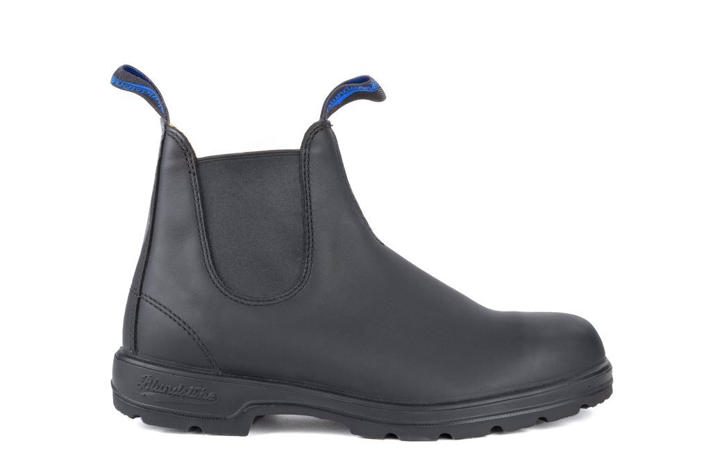 Blundstone Men's 566 Black Winter Chelsea Leather Waterproof Boots