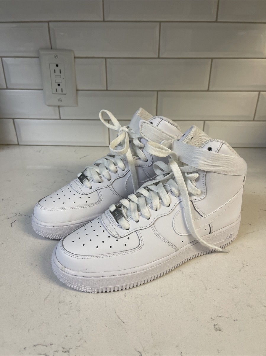 Nike Air Force 1 ホワイト　28センチ　備品 Nike Air Force 1 High LE Triple White GS Sneakers Size 6.5 Y