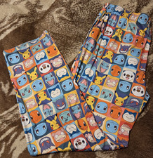 Pokemon Faces Lounge Sleep Pants Men's XL