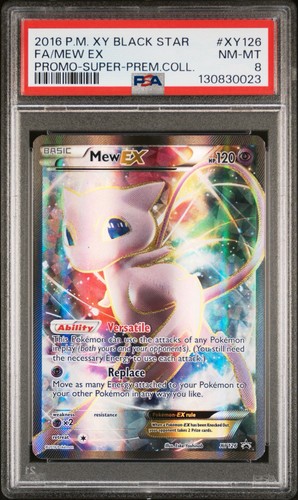Mew-EX graded PSA 8 for sale on eBay