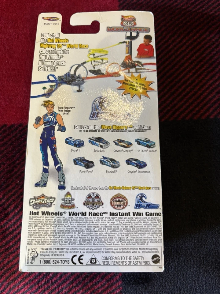 Hot Wheels Highway 35 World Race Wave Rippers Backdraft #3/35 - Image 2 of 4