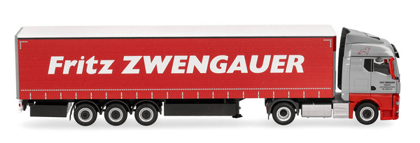 Herpa - Man Tgx Gm 4X2 Mit 3-Achs-AnhäNger Zwengauer - 1/87 - HER319911-image
