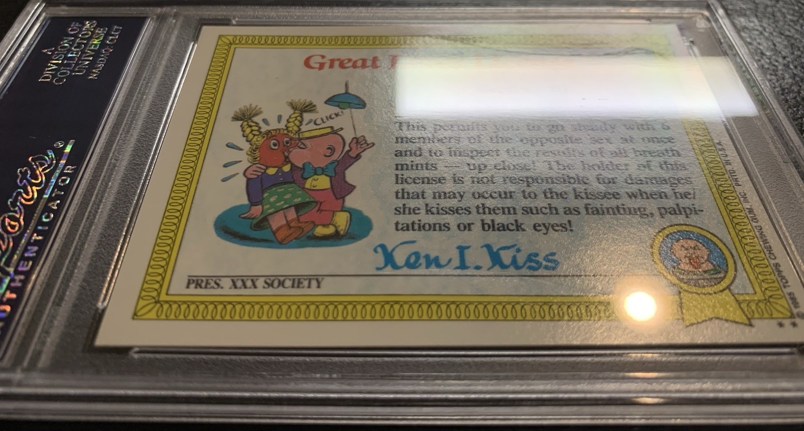 1985 Garbage Pail Kids OS1 Jason Basin 14b PSA 10 GEM MINT-RARE GLOSSY CARD! TWT view 7