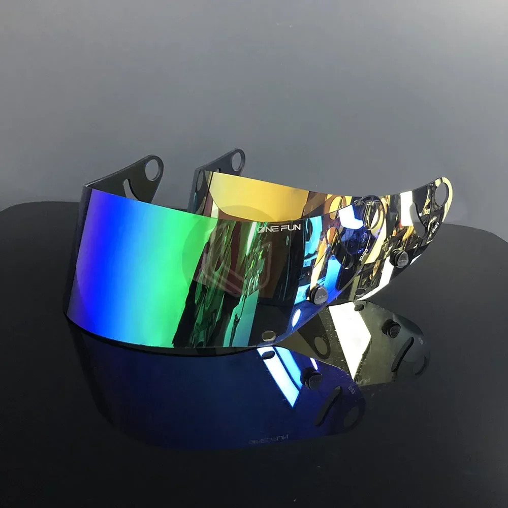 arai gp6 helmet visor GP-6 Series Irridium Mirror Shields Green Mirrored finish with striking appearance and good protection from bright sunlight.Equipped with a visor strip sticker.Genuine visors officially made by Arai.FIA Approved Arai GP6 / SK6 Shield