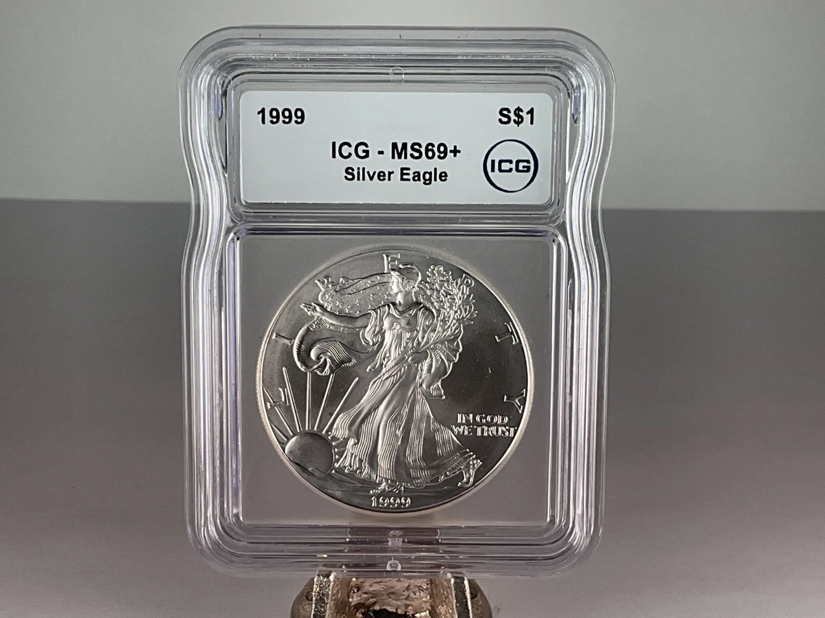 American Eagle MS 69 Graded 1999 Silver Bullion Coins for sale | eBay